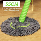 360° Rotating Bamboo Mop | No More Dirty Hands! ✅